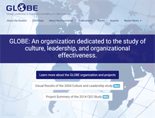 Tablet Screenshot of globeproject.com